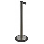 stanchion with wheel
